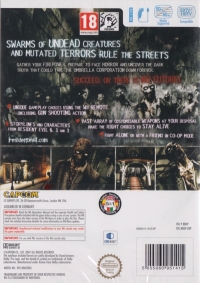 Resident Evil: The Umbrella Chronicles (RVL-RBUP-UXP / red PEGI rating) Box Art