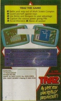 TRAZ: Transformable Arcade Zone Box Art