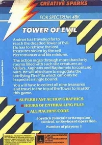 Tower of Evil (Creative Sparks) Box Art