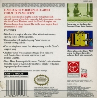 Disney's Aladdin (Virgin Interactive Entertainment) Box Art