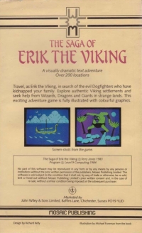 Saga of Erik the Viking, The Box Art