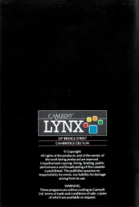 Lynx Invaders Box Art