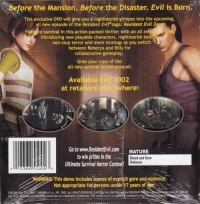 Resident Evil 0 (DVD) Box Art