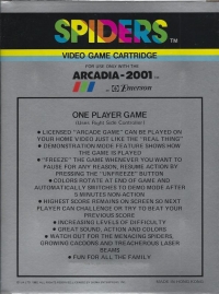 Spiders Box Art