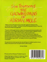 Growing Pains of Adrian Mole, The Box Art