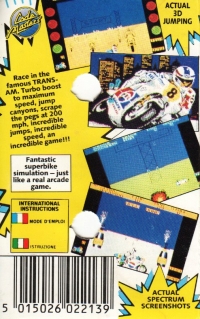 Super Bike TransAm Box Art