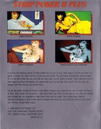 Strip Poker II Plus Box Art