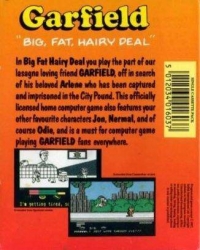 Garfield: Big, Fat, Hairy Deal Box Art