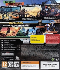 Trials Rising: Gold Edition (Not for Resale) Box Art