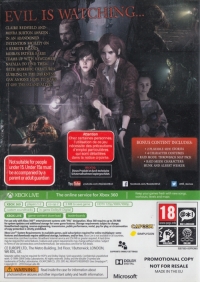 Resident Evil: Revelations 2 Box Set (Not for Resale) Box Art