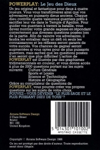 Powerplay: Le Jeu des Dieux Box Art