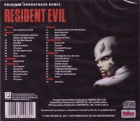 Resident Evil Original Soundtrack Remix [UK] Box Art