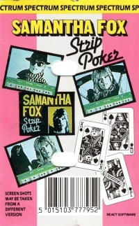 Samantha Fox Strip Poker (React) Box Art