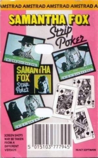Samantha Fox Strip Poker (React) Box Art