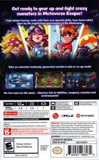 Metaverse Keeper Box Art