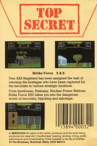 Strike Force SAS Box Art