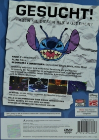 Disneys Stitch: Experiment 626 (SCES-50960#2) Box Art