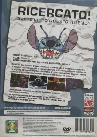 Disney Stitch: Esperimento 626 (Sony Computer Entertainment Europe) Box Art