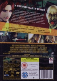 Resident Evil: Degeneration (DVD) [UK] Box Art