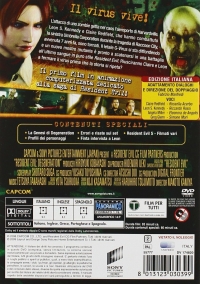 Resident Evil: Degeneration (DVD) [IT] Box Art