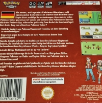 Pokémon Feuerrote Edition (Made in Japan) Box Art