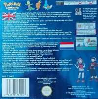 Pokémon Sapphire Version (one PEGI rating) Box Art