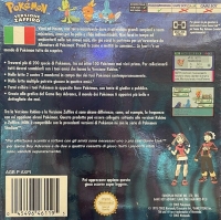 Pokémon Versione Zaffiro (one PEGI rating) Box Art