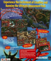 RollerCoaster Tycoon (Microprose / #1 Best Seller!) Box Art