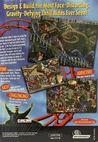 RollerCoaster Tycoon (Infogrames / 04-23121) Box Art