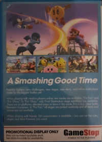 Super Smash Bros. for Wii U Display Only keepcase Box Art