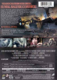 Resident Evil: Infierno (DVD) Box Art