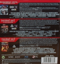 Resident Evil: Vendetta / Resident Evil: La Maldición / Resident Evil: Degeneración (BD) Box Art