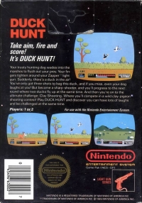 Duck Hunt (5 screw cartridge) Box Art