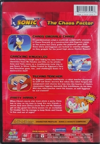 Sonic X: The Chaos Factor (DVD / All New Series) Box Art