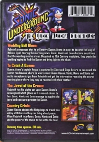 Sonic Underground: The Queen Aleena Chronicles (DVD) Box Art