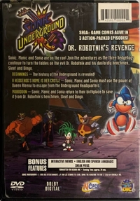 Sonic Underground: Dr. Robotnik's Revenge (DVD) Box Art