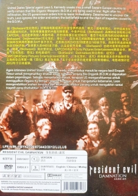 Resident Evil: Damnation (DVD) [MY] Box Art
