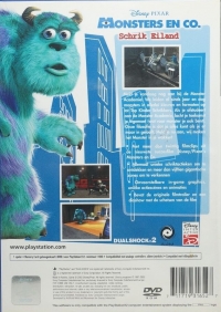 Disney/Pixar Monsters en Co. Schrik Eiland (Sony Computer Entertainment Europe) Box Art