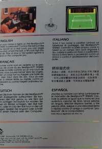 RealSports Tennis (Atari, Corp. / Made in China) Box Art