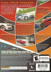 Forza Motorsport 2 - Platinum Hits Box Art