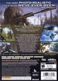 Call of Duty 4: Modern Warfare - Platinum Hits Box Art