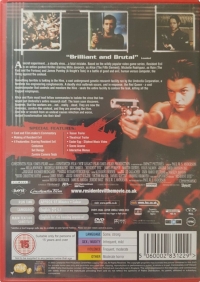 Resident Evil (DVD / Chapter Selection insert) Box Art