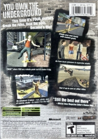 Tony Hawk's Underground - Platinum Hits Box Art