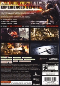 Call of Duty: World at War - Platinum Hits Box Art