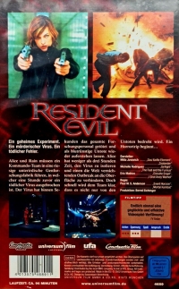 Resident Evil (VHS / Ungekürzte Original-Fassung) Box Art