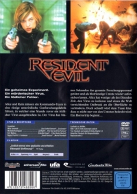 Resident Evil (DVD / Vermiet-DVD) Box Art