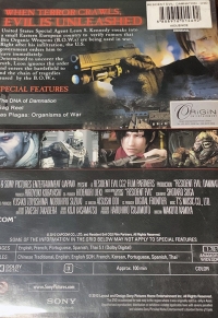 Resident Evil: Damnation (DVD) [SG] Box Art