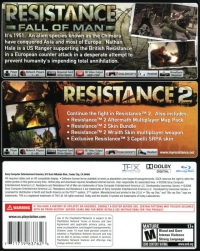 Resistance: Dual Pack - Greatest Hits Box Art