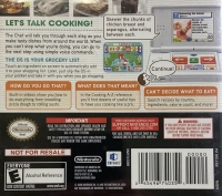 Personal Trainer: Cooking (Not for Resale) Box Art