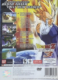 Dragon Ball Z: Budokai 3 (large USK rating) Box Art